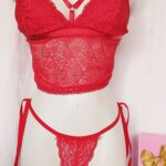 Bustier y set íntimo de lencería sexy para mujer en Bogotá
